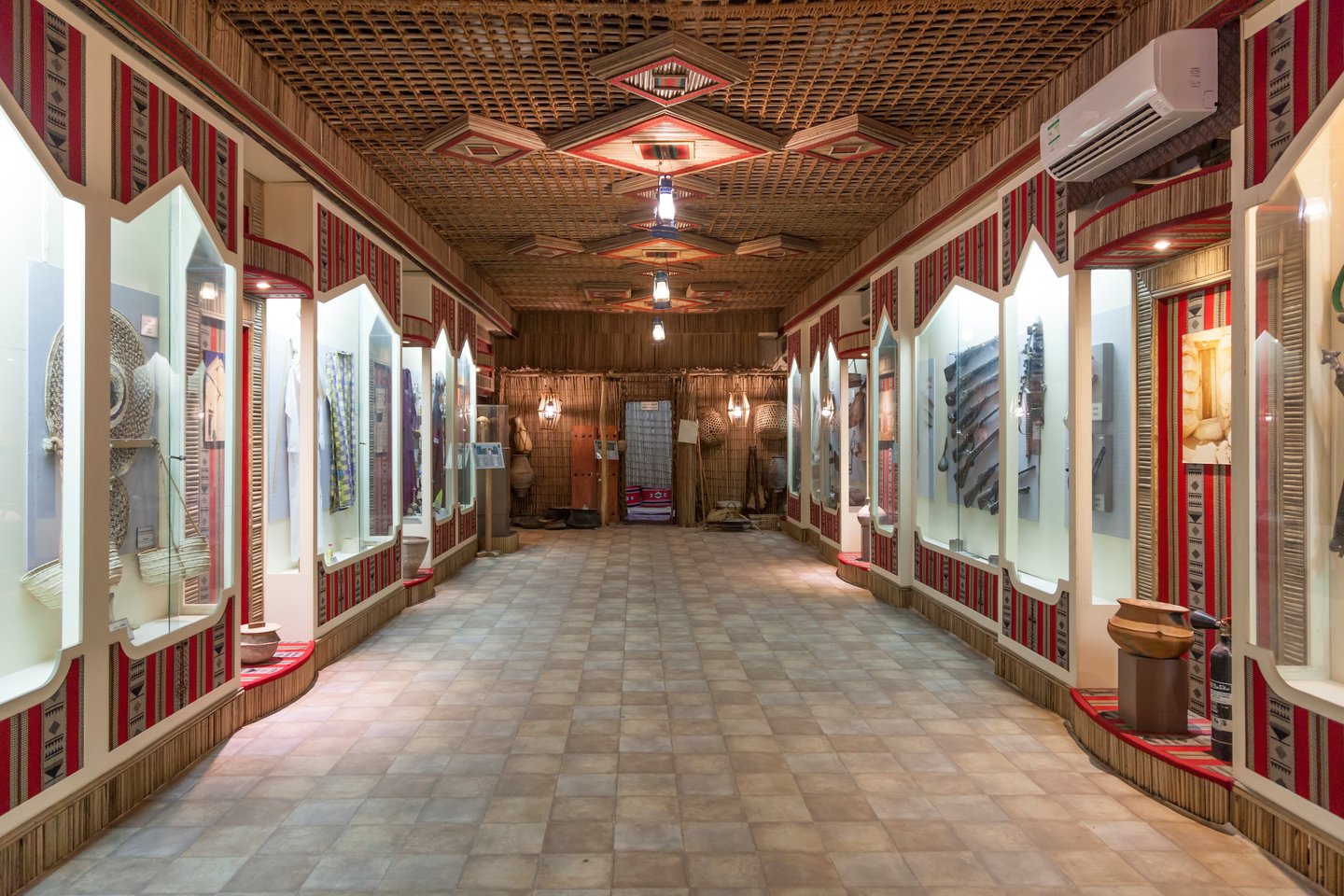 Displays at the Fujairah Museum in the UAE