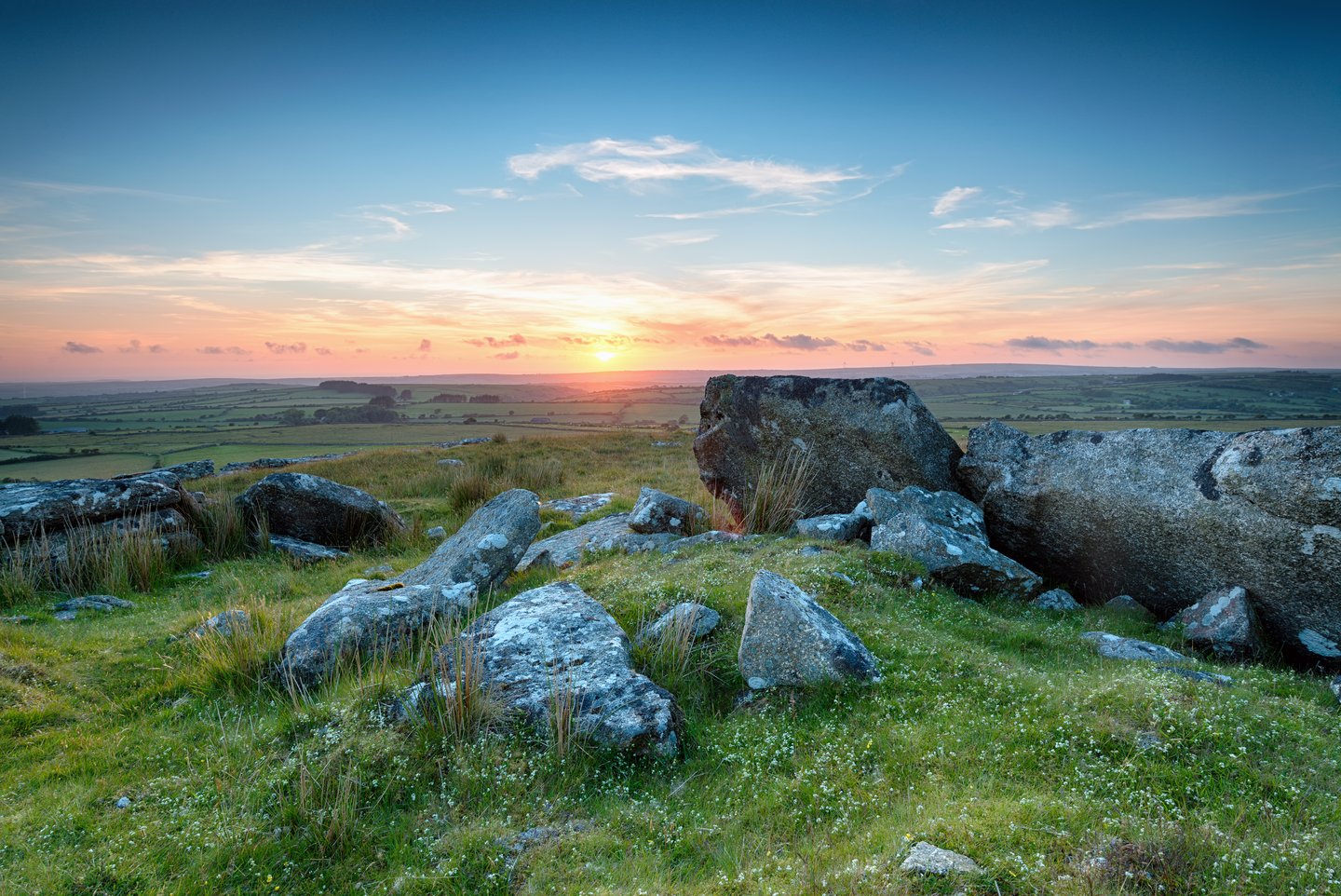 Sunset over Bodmin Moor