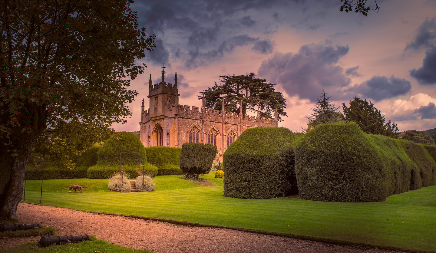 The chapel on the grounds of Sudeley Castle, England