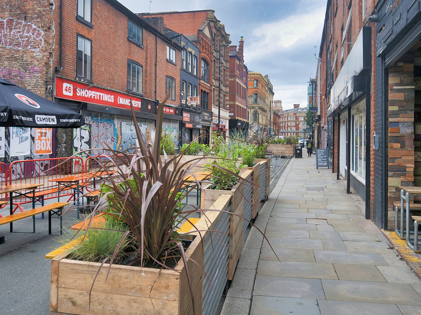 The Northern Quarter in Manchester