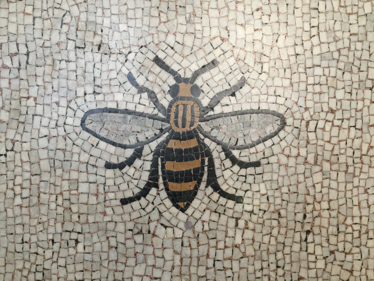 The worker bee emblem in Manchester