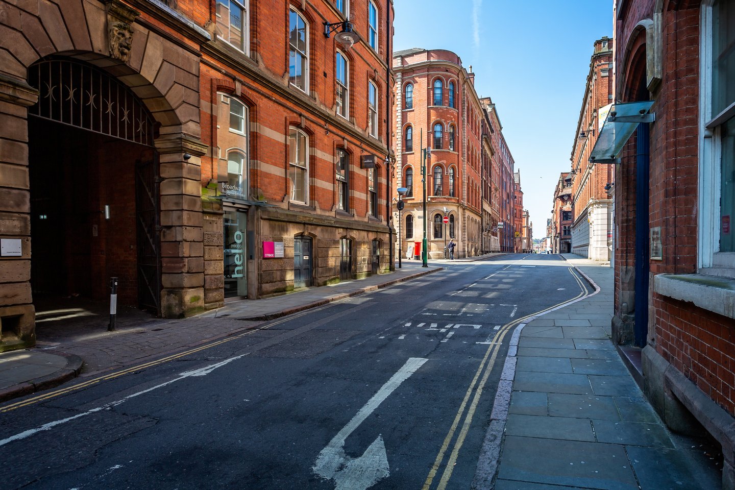 19th Century in the Lace Market District in Nottingham