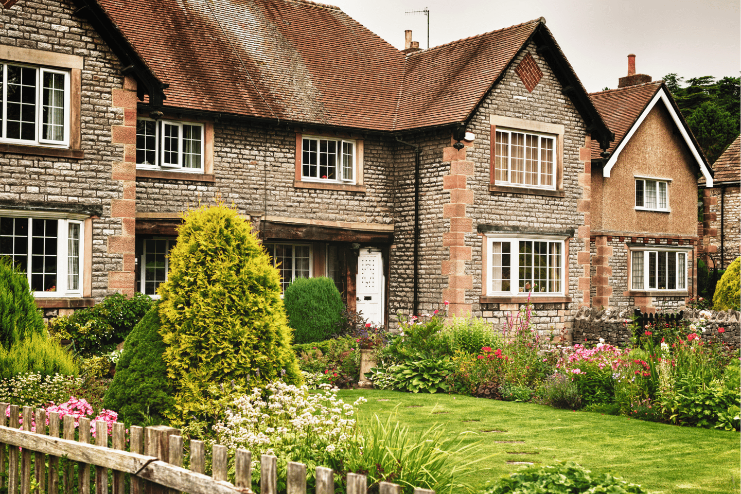 A typical house in Bakewell, Peak District