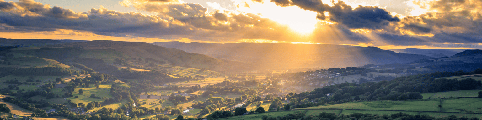 Peak District sunset