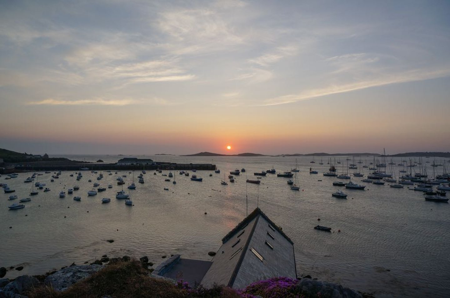 Sunset from St Mary's Island