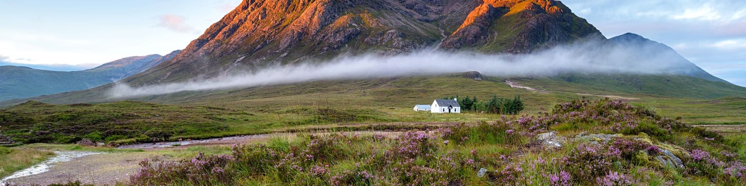 A bothy in the Scottish Highlands