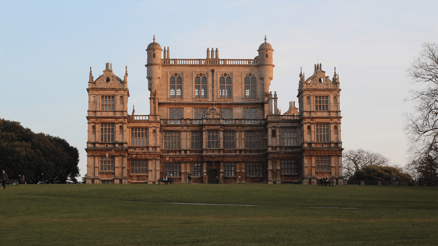 Wollaton Hall, one of the filming locations in Batman: The Dark Knight Rises