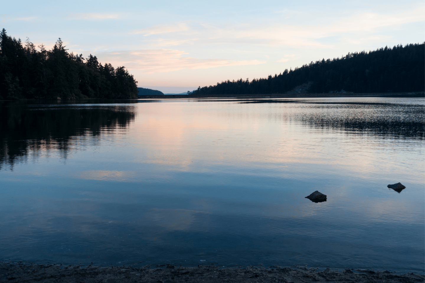 Mud Bay Beach Fairhaven Neighborhood Bellingham, Washington State