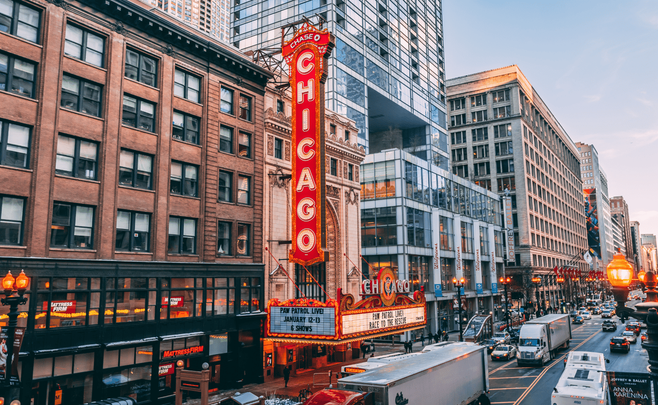Stree tview of Chicago