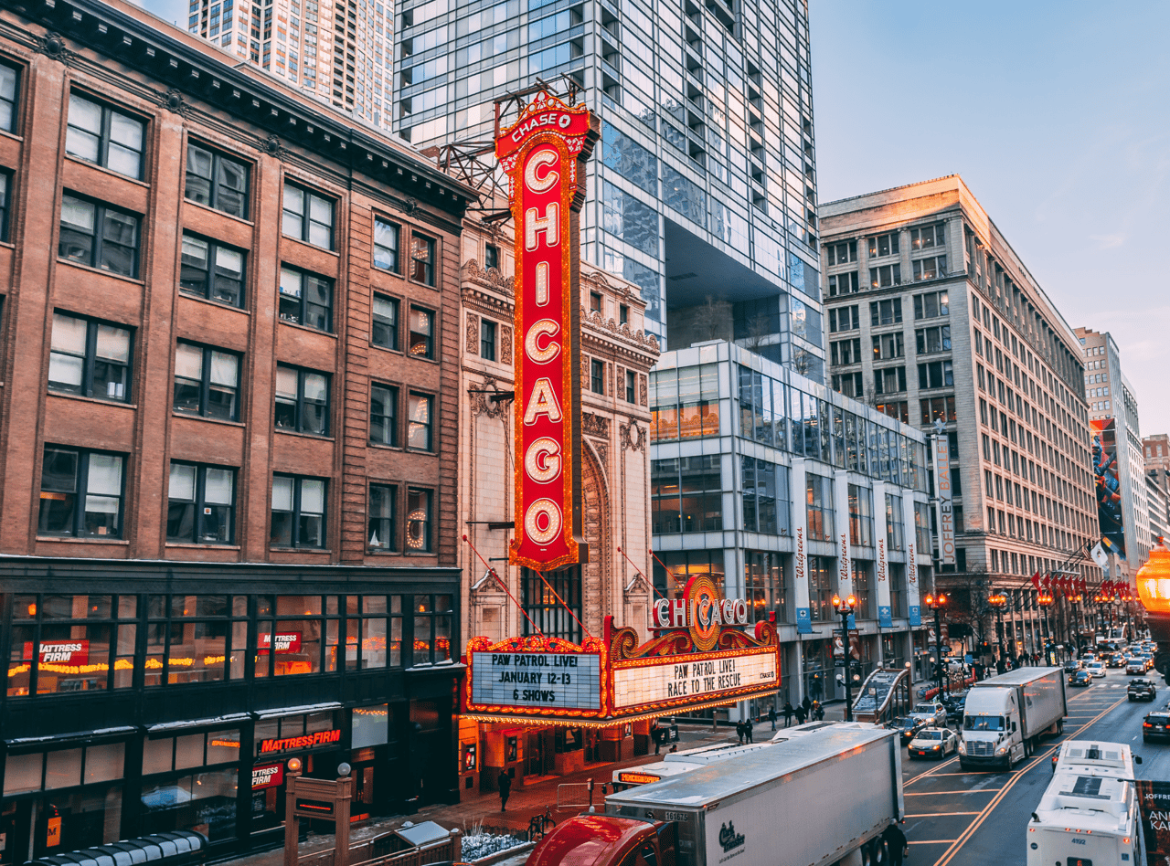 Stree tview of Chicago