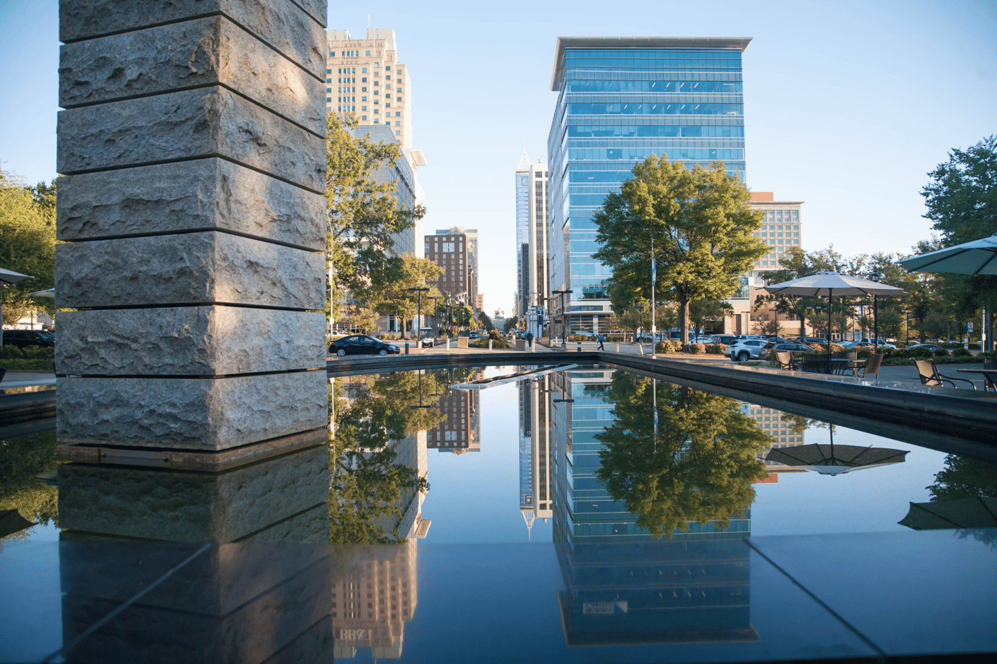 Fayetteville Street in Raleigh NC