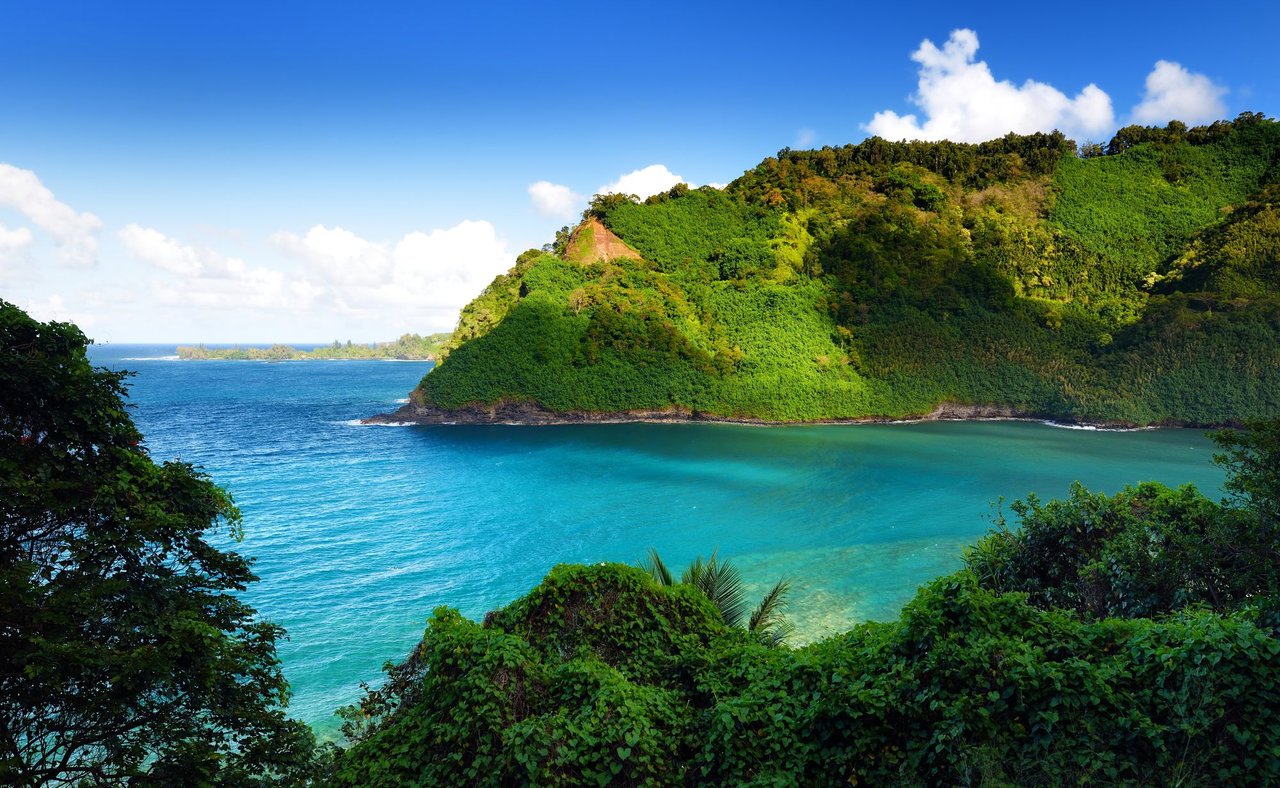 The north coast of Maui, near Hana