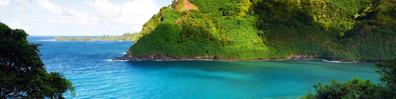 The north coast of Maui, near Hana