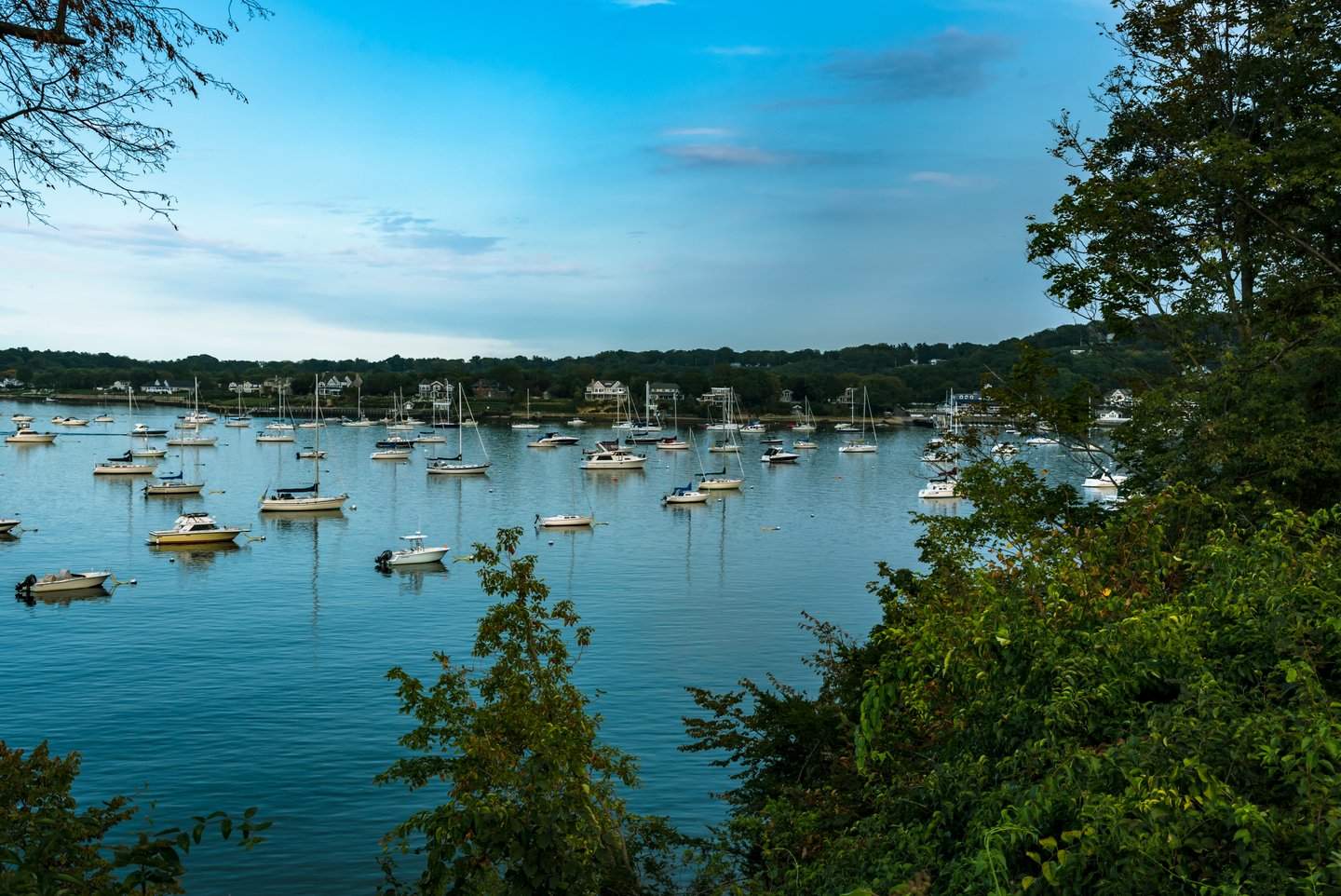 View on the Northport Bay in Centerpoint, Long Island.