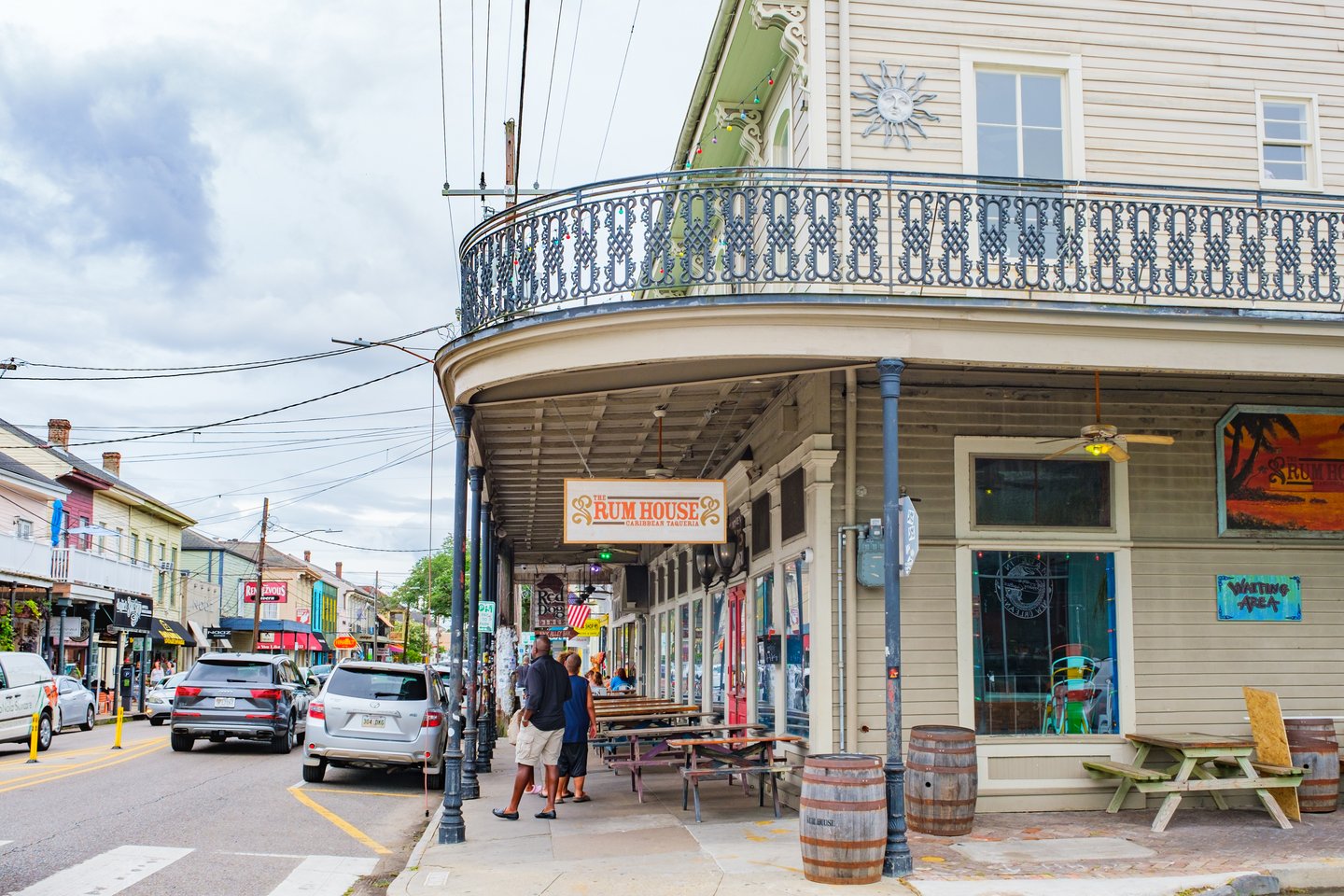 The Rum House restaurant in Magazine St in the Gardens district of New Orleans.