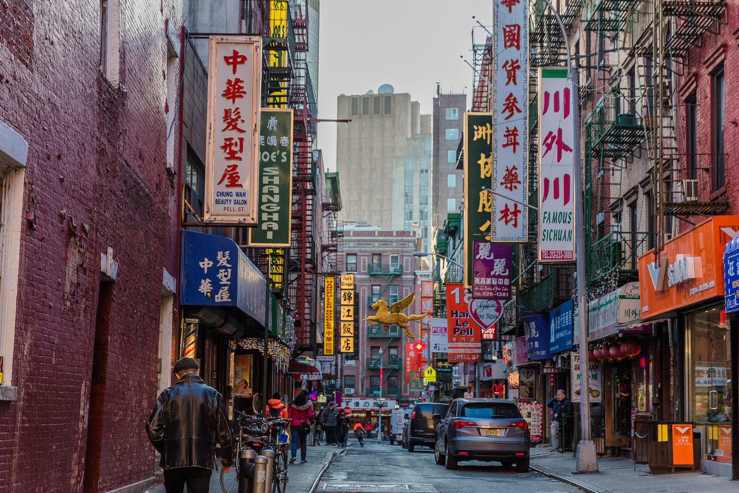 Chinatown in Manhattan