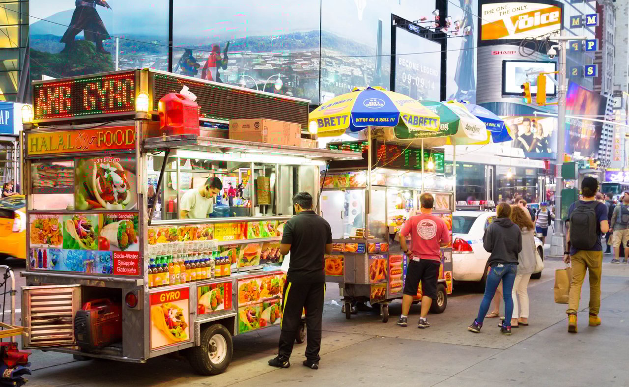 Food trucks in New York