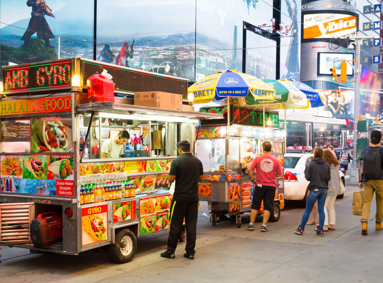 Food trucks in New York