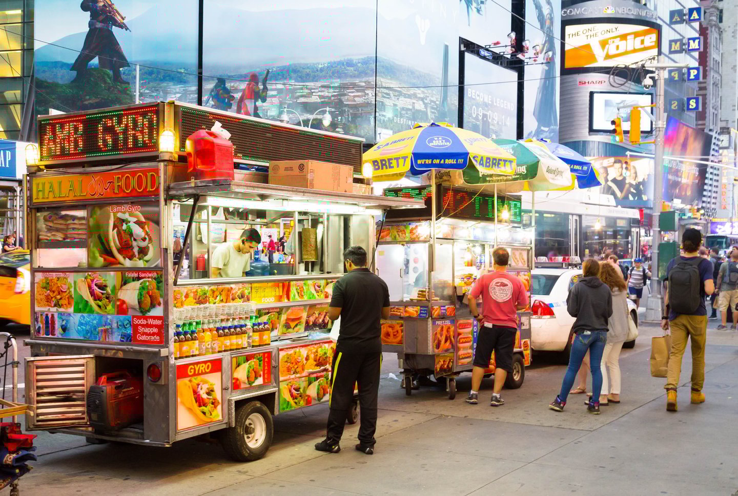 Food trucks in New York
