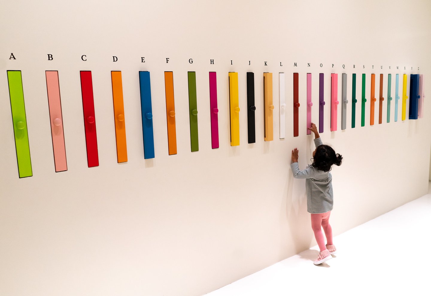 Peeking into colourful doors