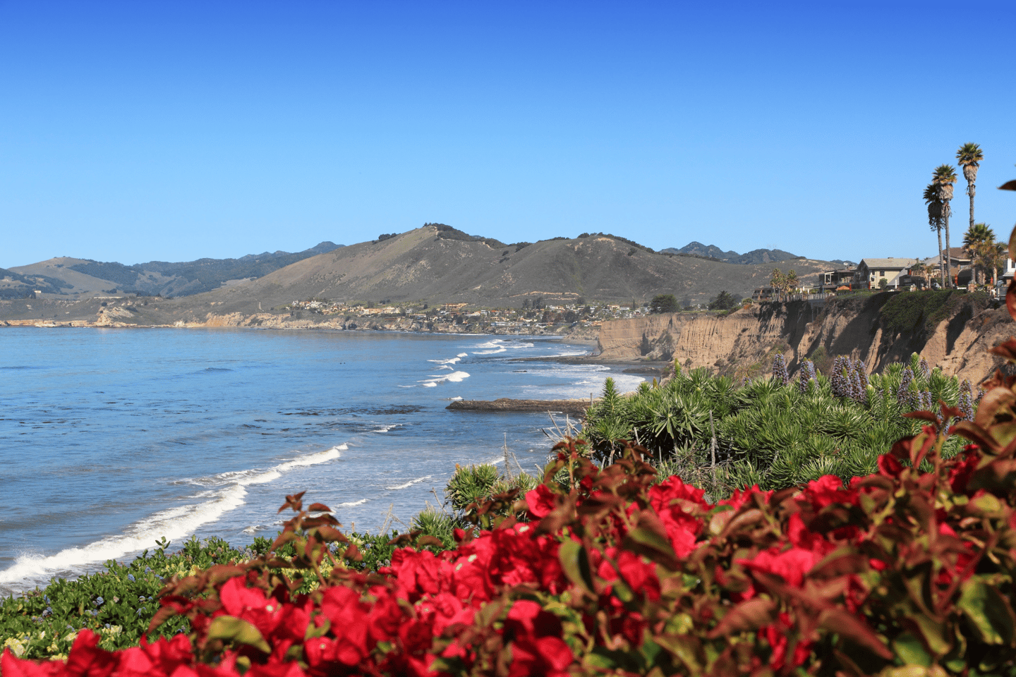 Shell Beach in Pismo Beach township, San Luis Obispo county