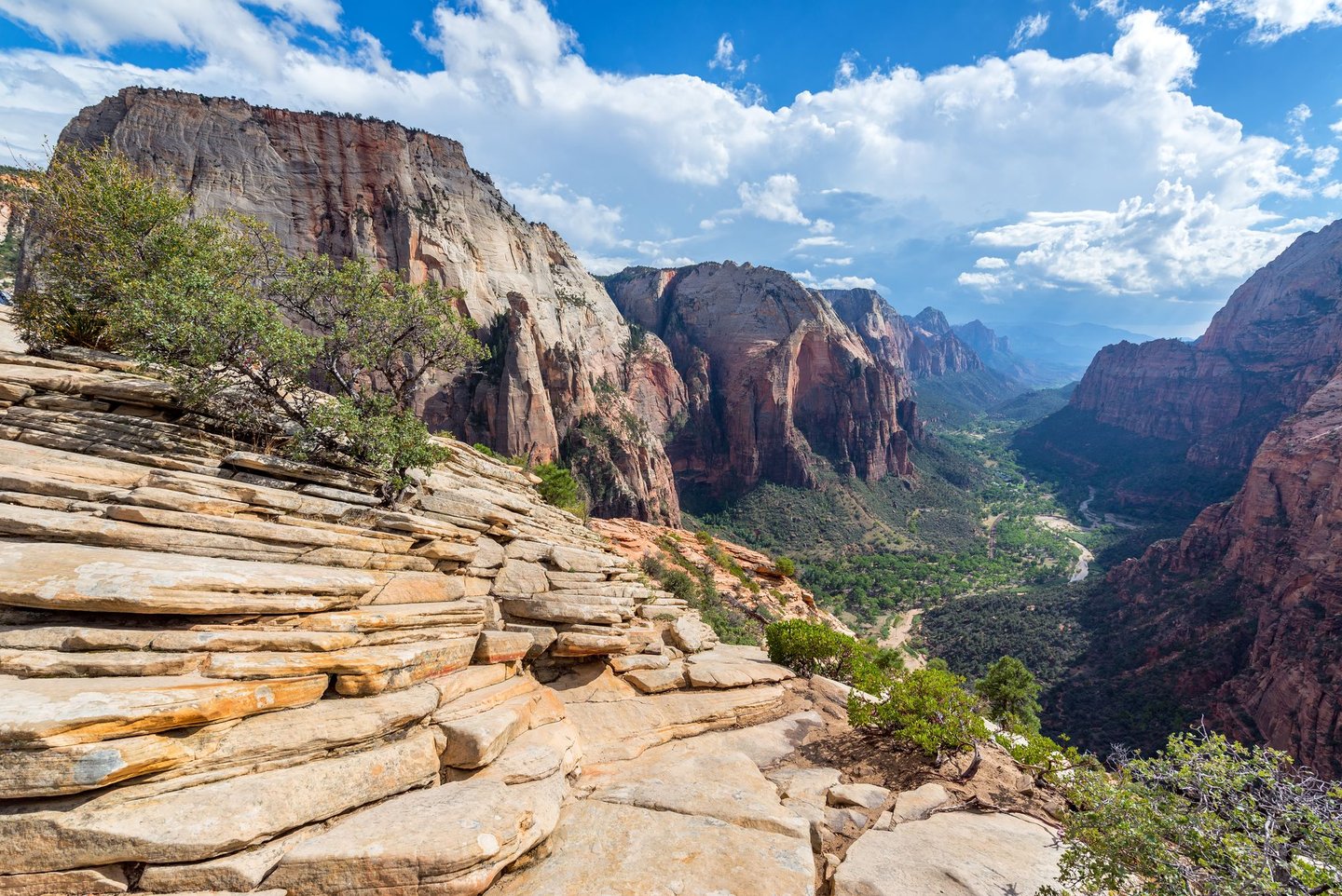 Views from the Angels Landing hike in Zion National Park