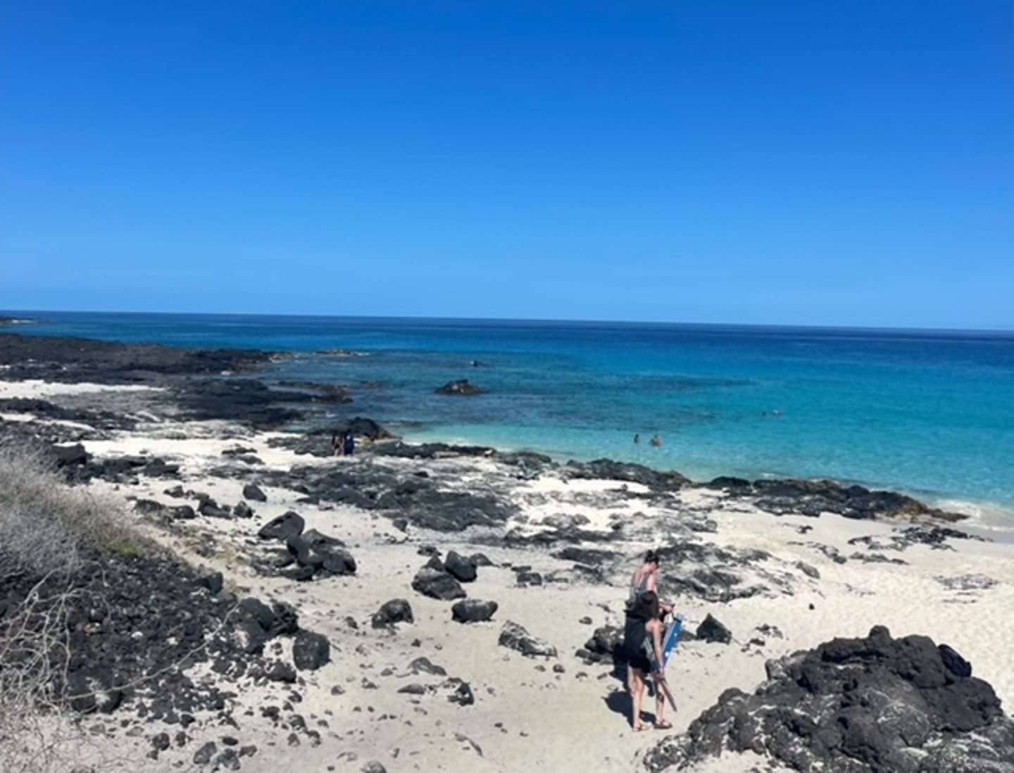 Strolling along the beach on The Big Island, Hawaii