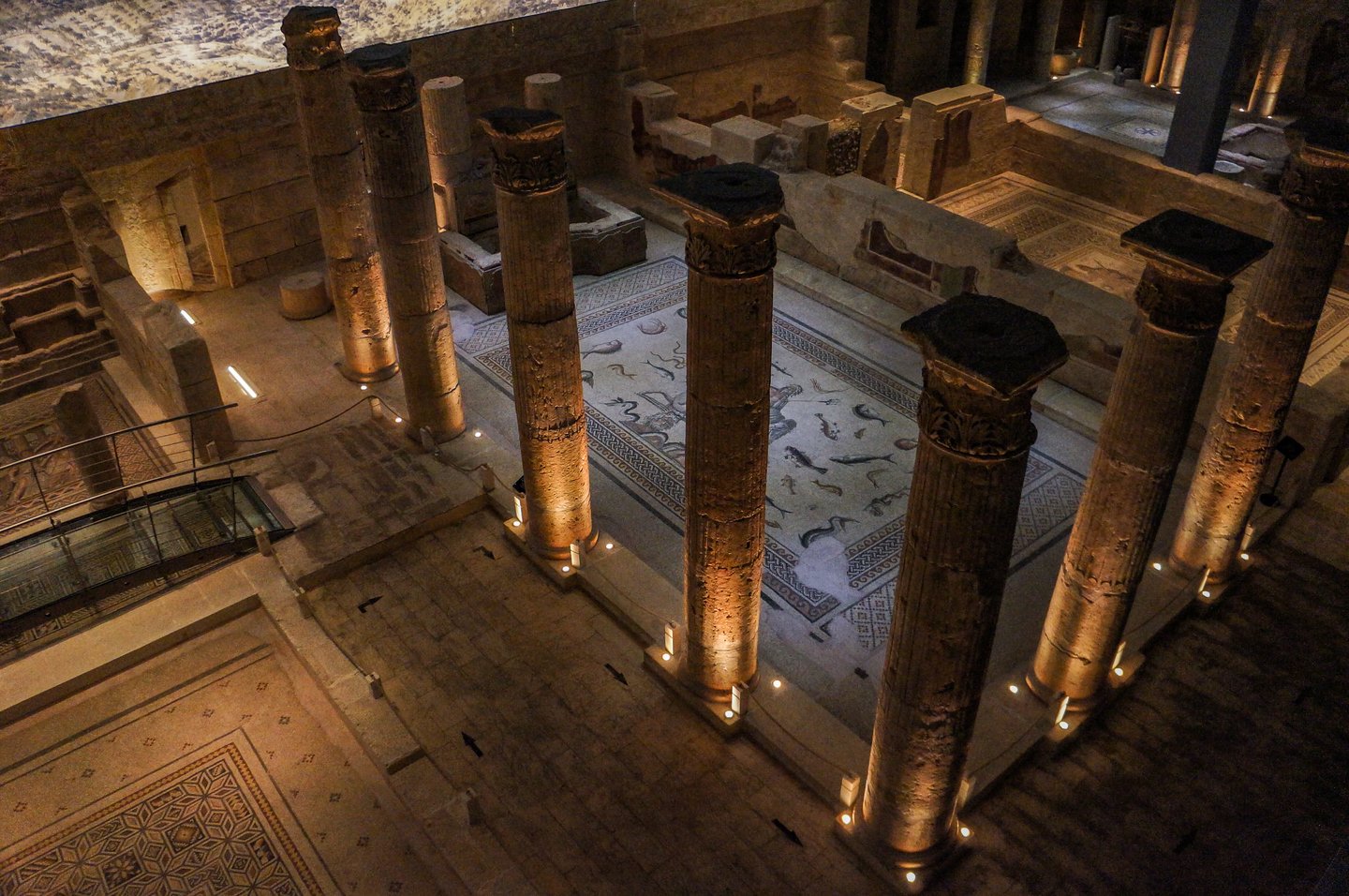 A view inside the Zeugma Mosaic Museum