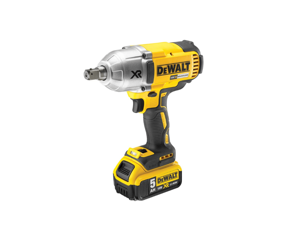 DeWalt - 18V Cordless Brushless 5.0Ah Impact Wrench 950Nm Max Torque - DCF899P2-GB
