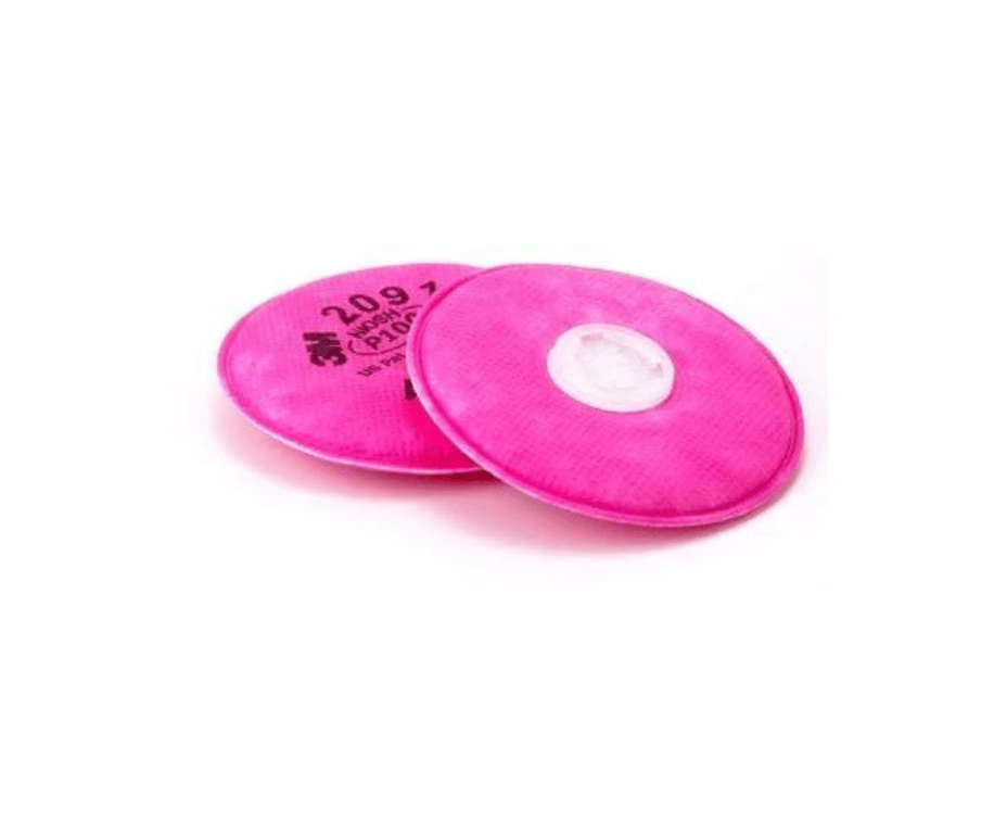 3M - Particulate Filter P100 Cartridge Filter for Reusable Mask - 2091/07000