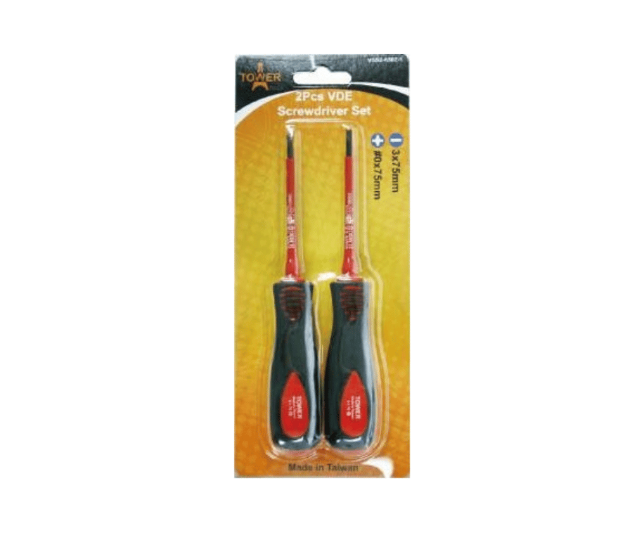 Tower Tools - VDE Screwdriver Set 2 Pcs - VSS2-6402-1