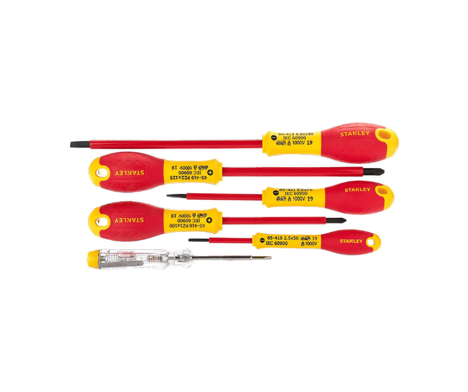 Stanley - Red Insulated Screwdriver Tool Sets - 0-65-443