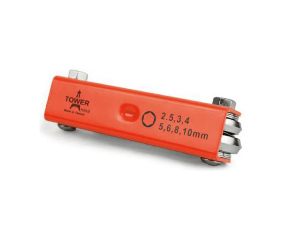 Tower Tools - Metal Folding Hex Key Set 7Pcs - HKF-CV2510
