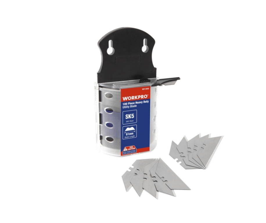 WORKPRO -  SK5 Steel Utility Knife Blades 100-pack - W013005