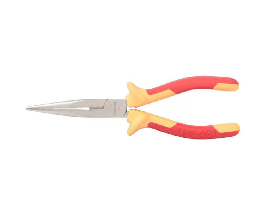 WORKPRO -  VDE Insulated Long Nose Pliers 200mm - W095001