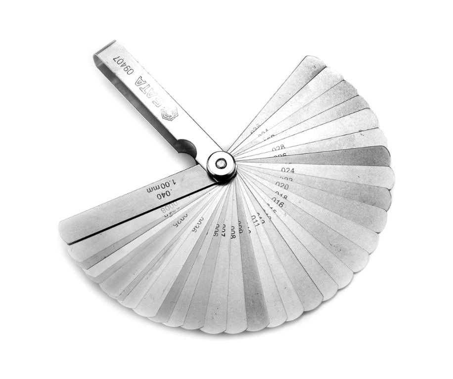 SATA - 32-Piece Feeler Gauge Set 0.0008-0.040 (0.02-1.00MM) - ST09407SJ