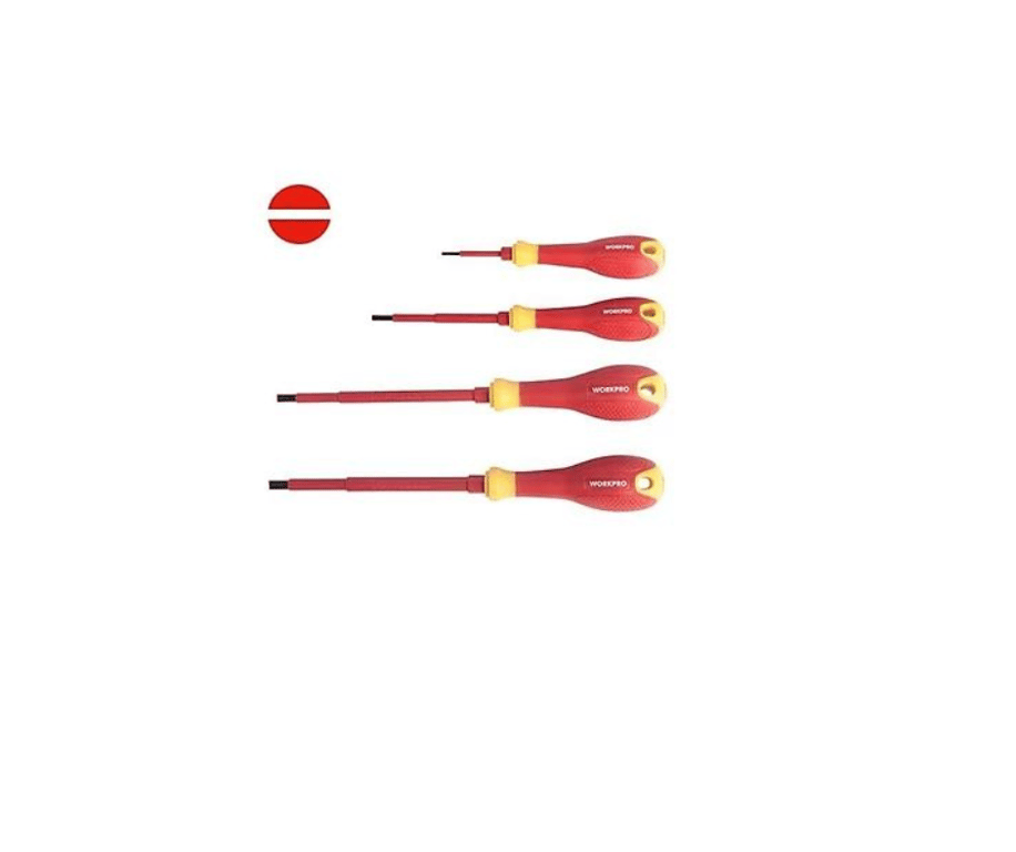 WORKPRO - Insulated Flat Screwdriver - W094004