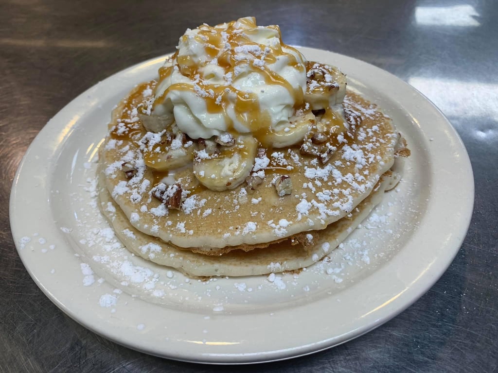 Fluffy buttermilk pancakes at Little Diner Xpress in Appleton, WI