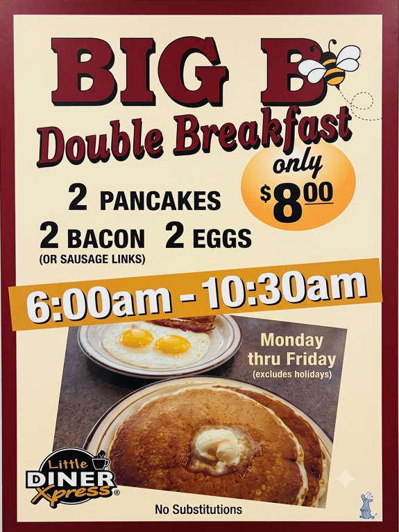 BIG B Double Breakfast Special