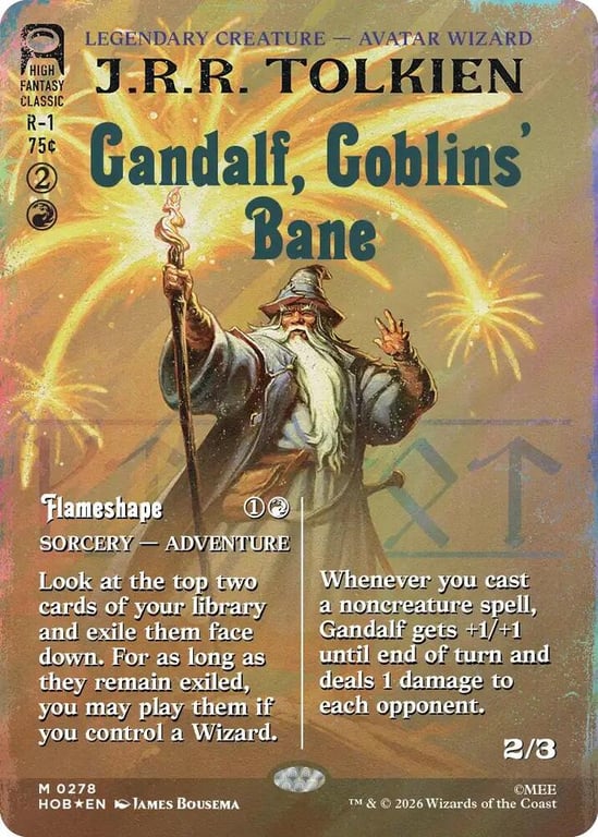 Magic Gandalf Card