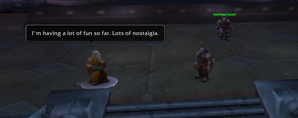 Ahab Thunder responding about his beta fun and nostalgia