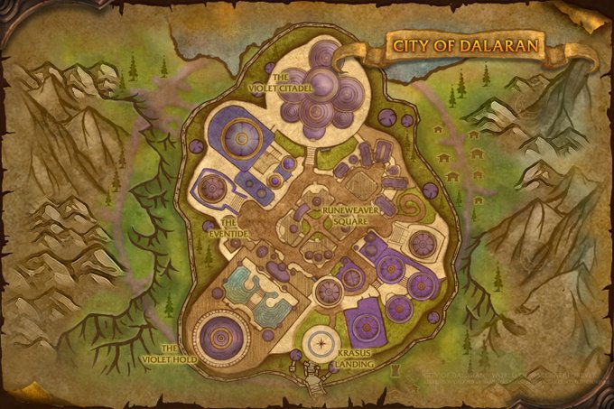 New Dalaran Map by Santiago Reyes