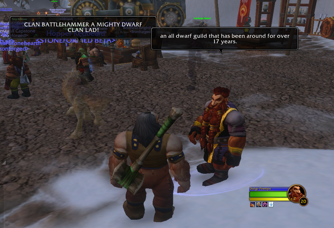 Checking gunpowder, potions, and food before the downhill march.