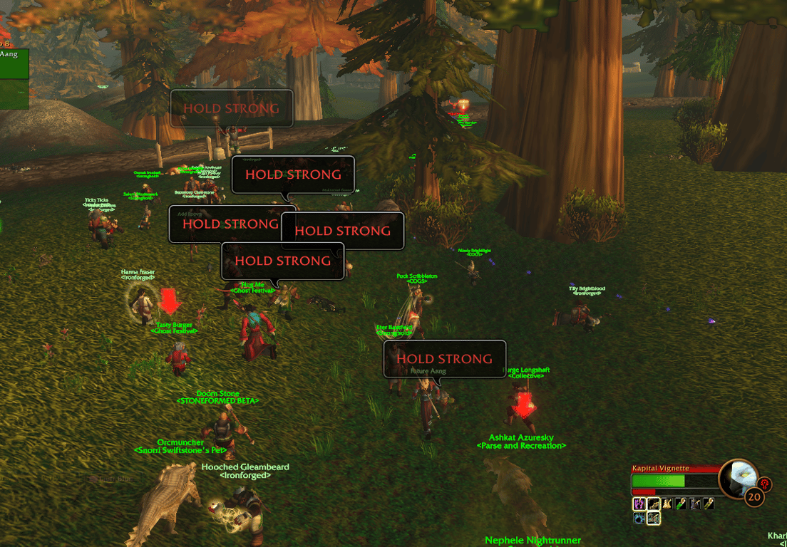 Using tactical ground pings to coordinate troop movement around the tower.