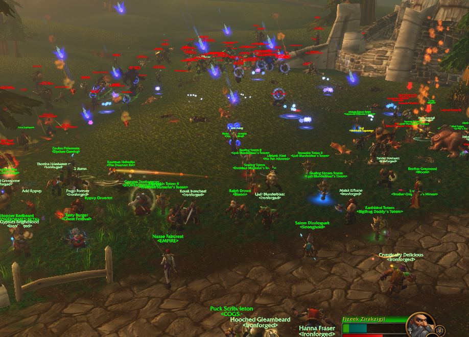 Non-stop open-world PvP skirmishes under the late-night moonlight.