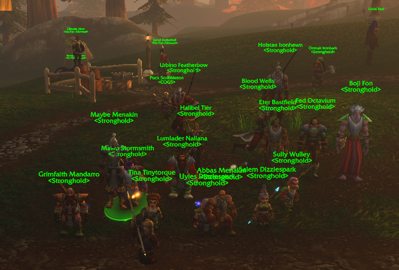 Reforming a sturdy frontline together after the reinforcements arrived.