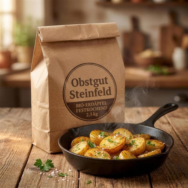 Bio-Erdäpfel Steinfeld mit Bratkartoffeln
