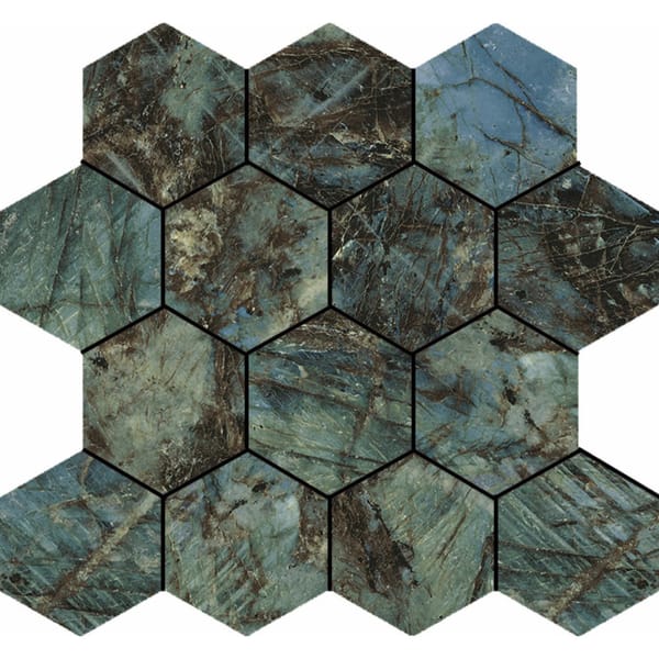 Lemurian Hexa Pulido mozaic hexagonal 29x27