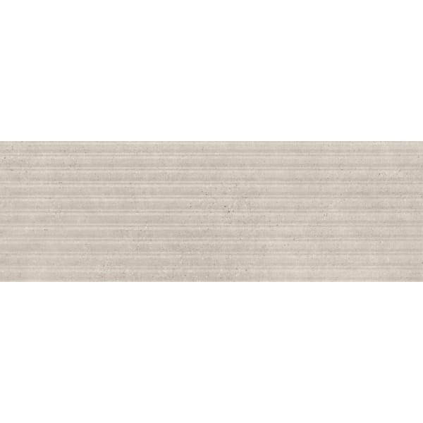 Faianță decor relief striat Asphalt Craft Grit 40×120, suprafață frontală
