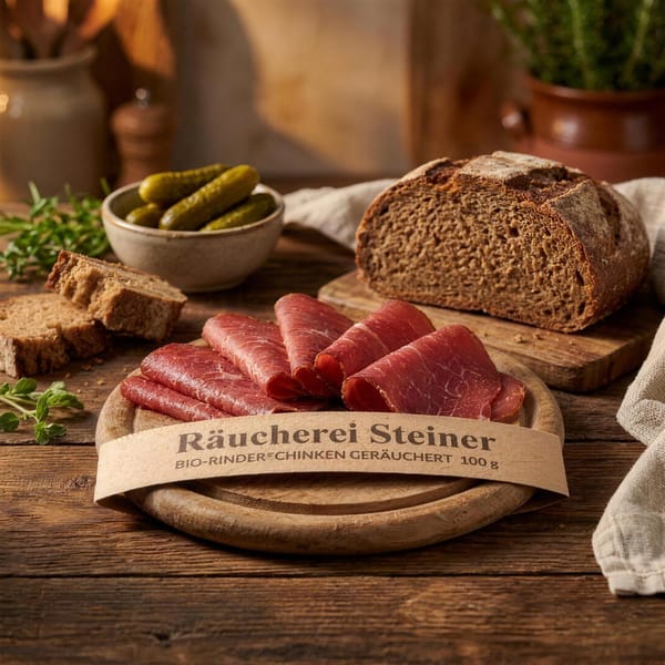 Rinderschinken Steiner Brettljause